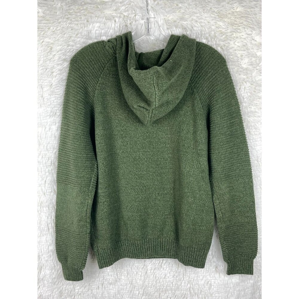 Bixby Nomad XL 16/18 Green Hooded Sweater Front Pocket Pouch Long Sleeve - Picture 7 of 8